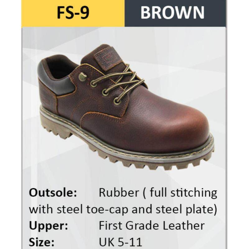 Hercules Safety Shoes First Grade Leather Men Boot SKU-FS9 Sizes 8