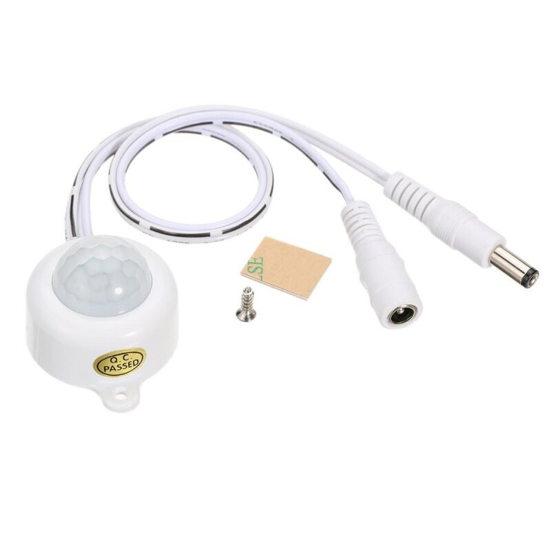 Buy High Quality Wide Voltage DC5~24V Mini Automatic Round Shape Infrared Motion Sensor Detector Switch for Strip with Light Control Corridor Bathroom Hallway Signboard Malaysia