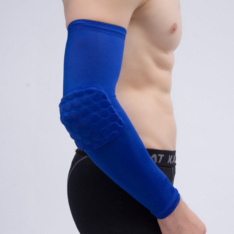 Buy Honeycomb Elbow Anti-collision high elastic basketball arm professional sports protective (Size:XL) A11YDHX0673 Malaysia