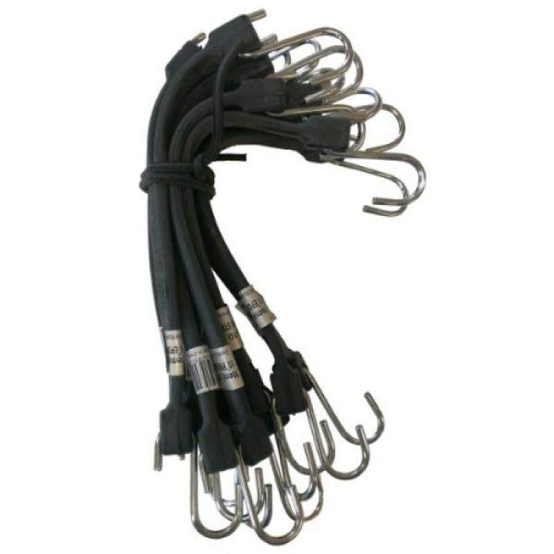 Buy Kotap MBRS-10 EPDM Rubber 10-Inch Tie Down Strap, Black, 10-Piece Malaysia