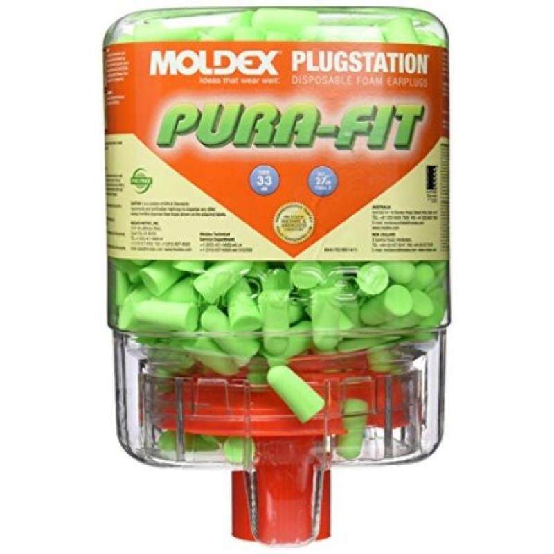 Moldex 507-6844 Plugstation Earplug Dispensers, Long Taper Foam, Uncorded, One Size (Pack of 250)