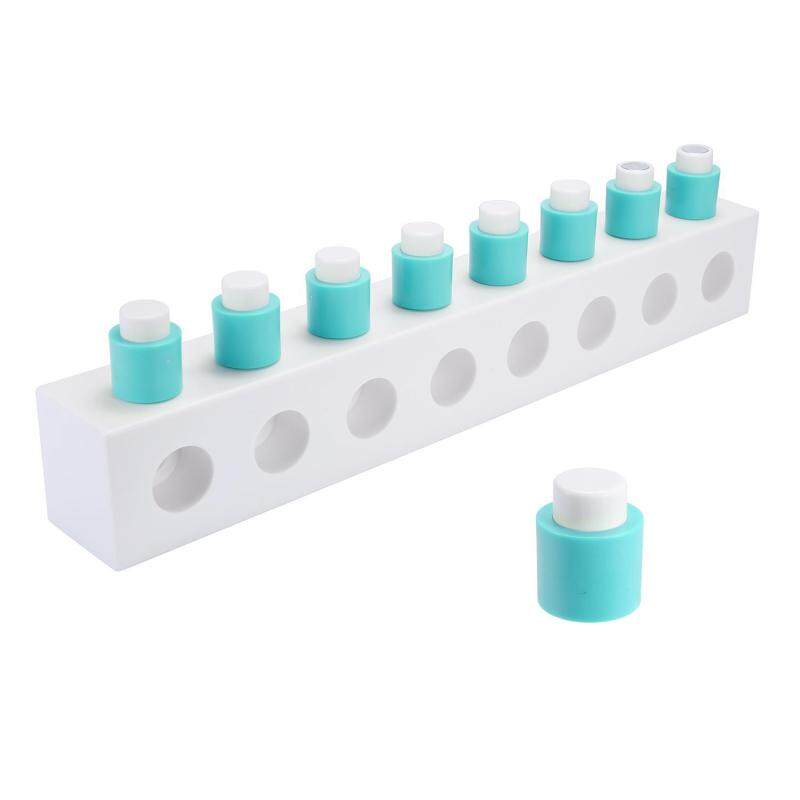 moob DIY Assembling Building Blocks Wall Hooks,Bathroom Self-adhesive Towel Hanger Hooks Wall Mount Key Rack Organizer,White+Light Brwon