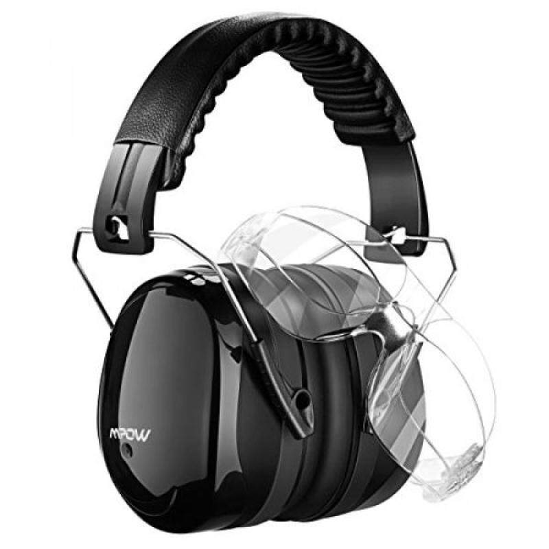Mpow Safety Earmuffs, Professional Ear Protector with 2 Scratch Resistant Safety Glasses for Shooting,Hunting,and Operating Machinery,with Carrying Case
