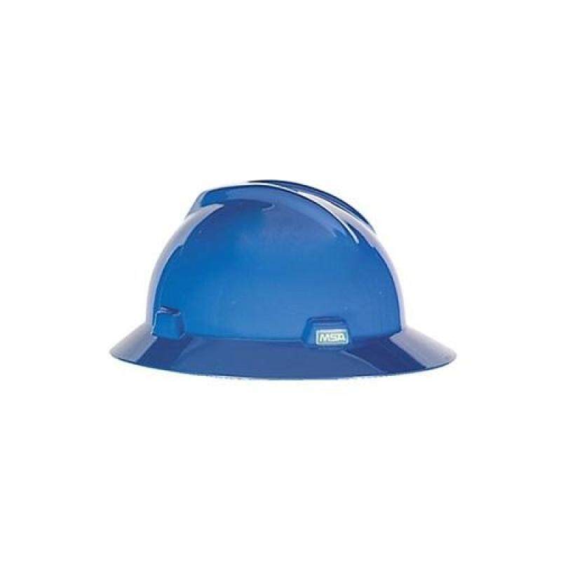 MSA V-Gard Hat. Blue. Fastrac Suspension