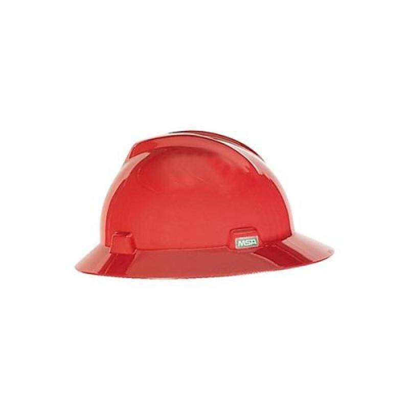 MSA V-Gard Hat. Red. Fastrac Suspension