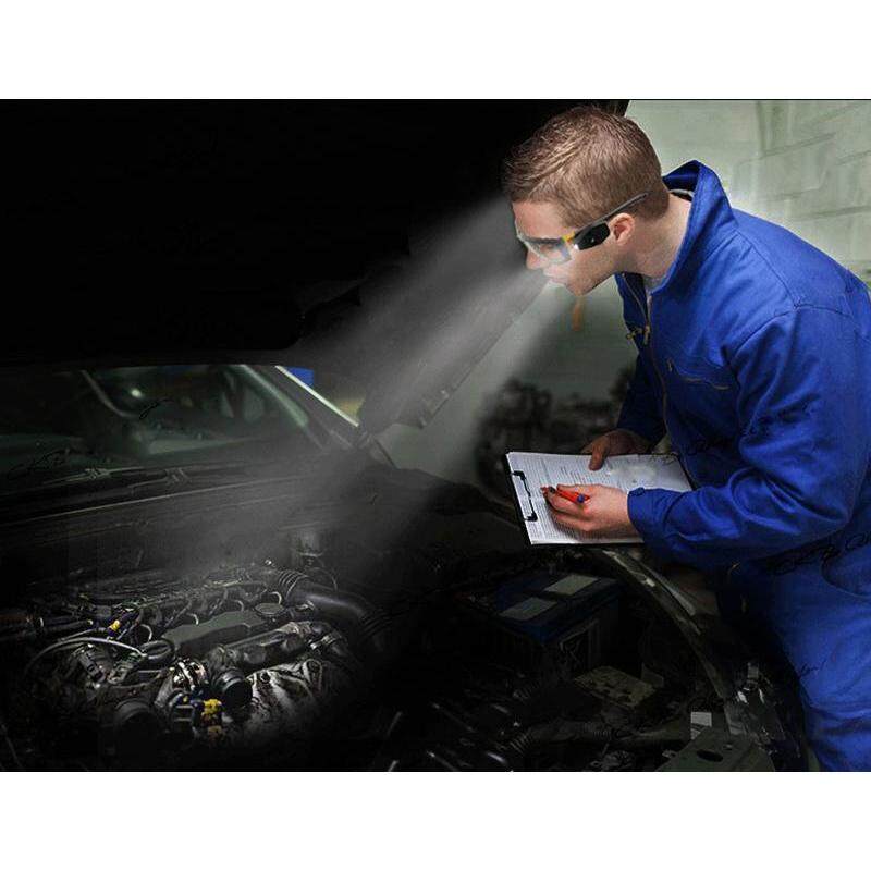 Buy Night vision goggles High brightness led light reading glasses
industrial work safety Night riding Repair the car Malaysia
