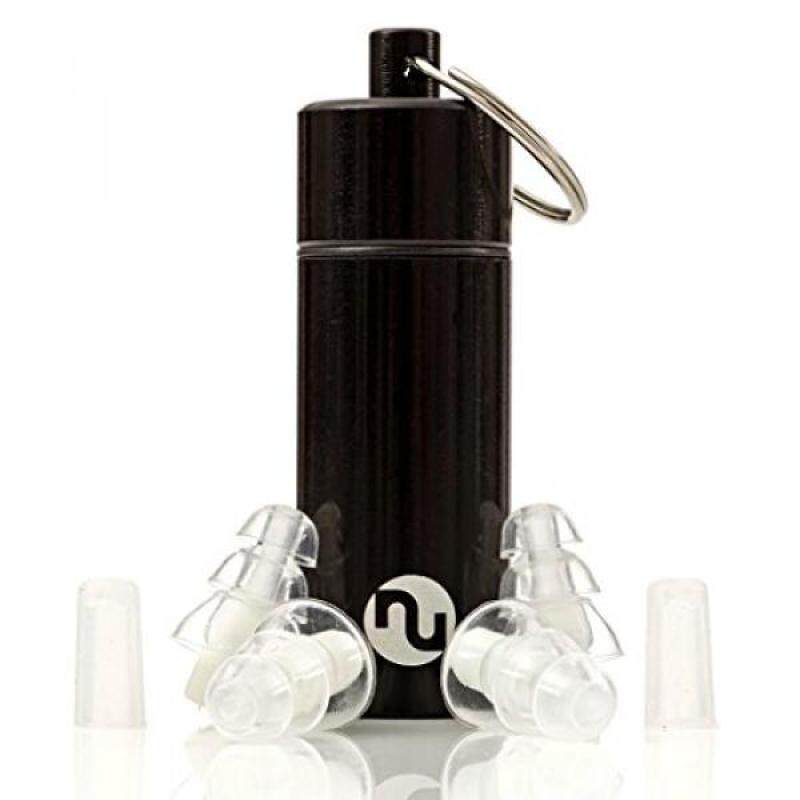 NU Ear Plugs - High Fidelity & Discreet Earplugs for Musicians, Travel, Motorcycles, Concerts, Festivals, Drummers & Percussion - Comfortable Silicone, Aluminum Case, Variable Loud Sound Protection