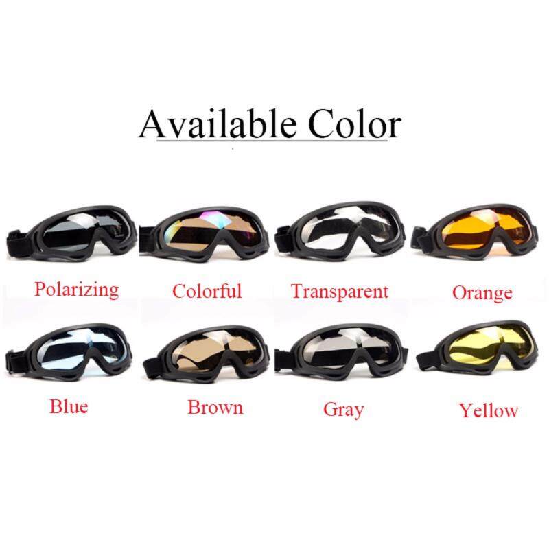 Buy Outdoor Motorcyle Goggle Glasses Anti-UV Eyegear Antifog Anti-rain Windproof Lens Malaysia