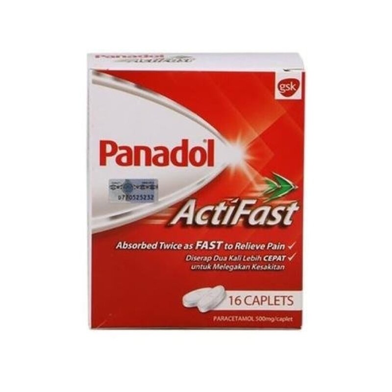 Buy Panadol Actifast 500Mgs 16'S/Box Malaysia