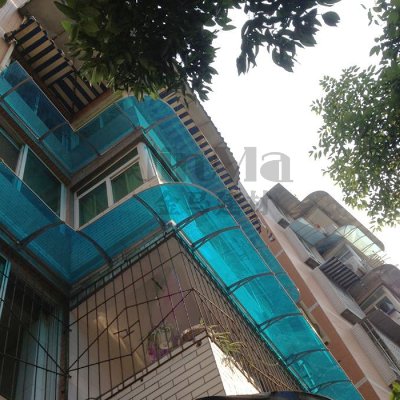 Buy Plate combination awning balcony doors and windows outdoor transparent Awning Malaysia