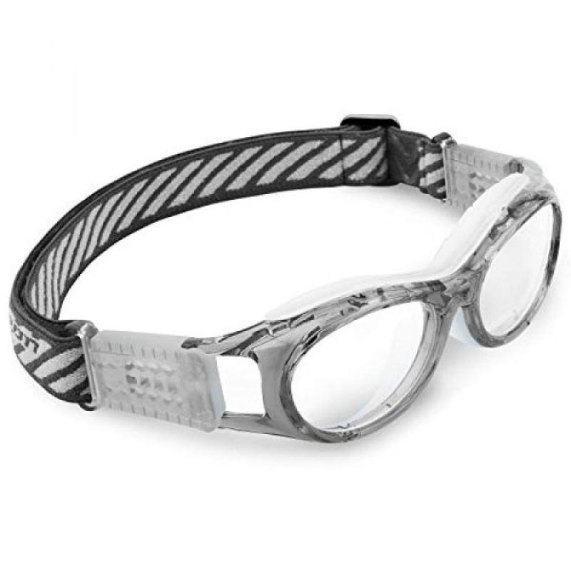 Buy Ponosoon Sports goggles for KIDS for basketball football volleyball 853 (Transparent Grey with White) Malaysia