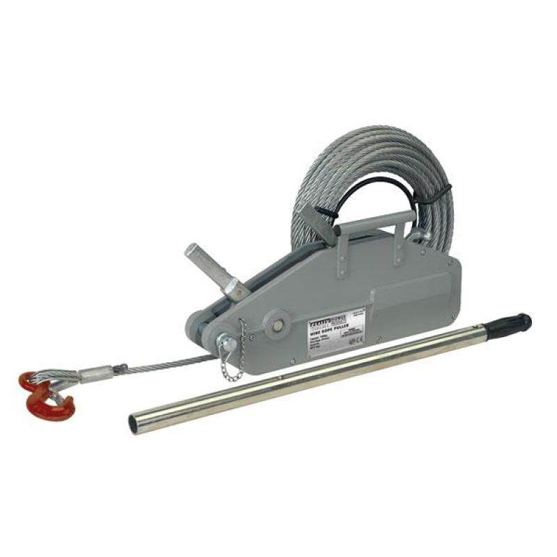 Buy (Pre-order) Sealey Wire Rope Puller 1600kg Max Line Force Model: WRP1600 Malaysia