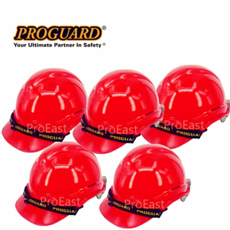 Buy Proguard 5 unit HG1-PHSL Advantage Safety Helmet RED (Sirim Certified) Malaysia