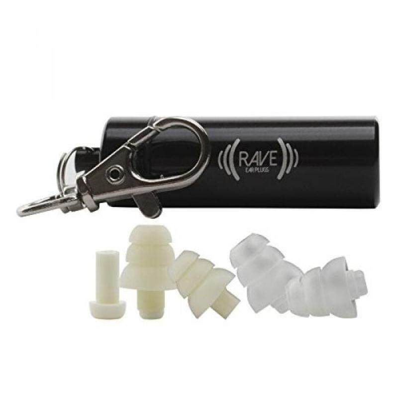 Buy Rave High Fidelity Ear Plugs: HiFi Hearing Protection for Music, Concert; Noise Reducing Earplugs Stop Tinnitus; Ear Buds Filter Noise for Ear Protection (Black Canister) (2 Pairs - 19 / 25 Decibel) Malaysia