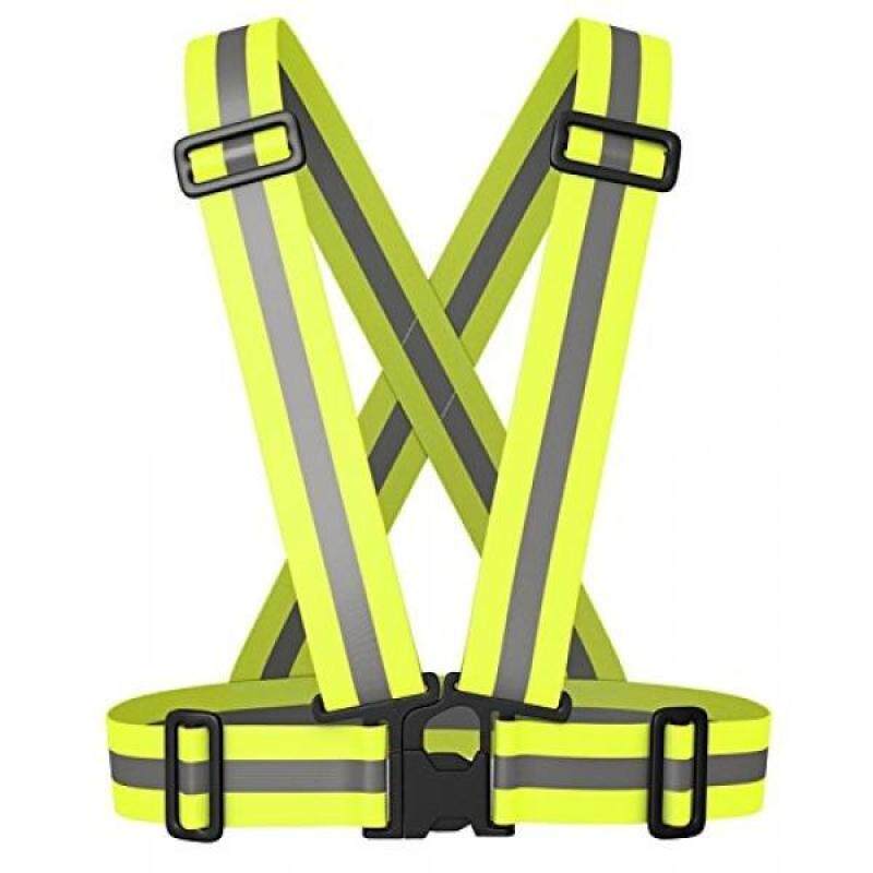 Buy Reflective Vest High Visibility Adjustable Elastic Lightweight for Running Jogging Safety Cycling Dog-Walking Motorcycle Night Work SUNTA (2pack) Malaysia