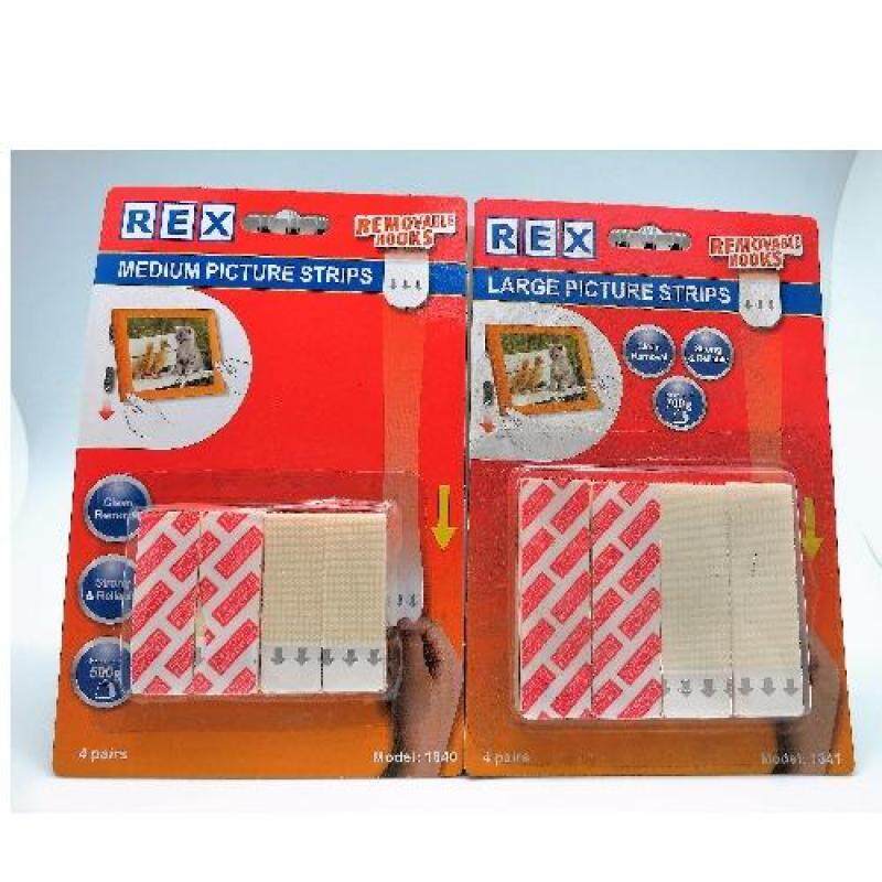 Rex Removable Pictures Strips Value Pack (White)