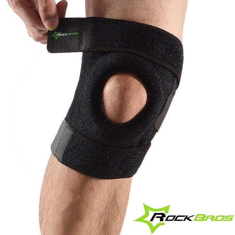 Buy RockBros 1pcs/2pcs Knee Pads Sports Adjustable Double Springs Knee Support Brace Kneepad Basketball Badminton Knee Protector(Size, M-L) Malaysia