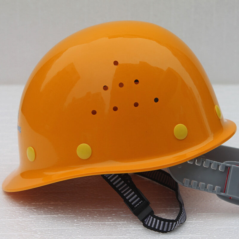 Buy Rui all breathable cap site building power engineering leadership supervision safety helmet anti-smashing hat printing RZ12 Malaysia