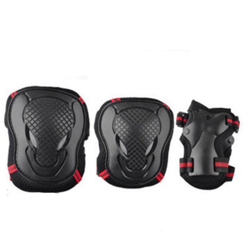Safeguard Knee Elbow Wrist Support Pad Set Equipment for Adults Boys and Girls SIZE M