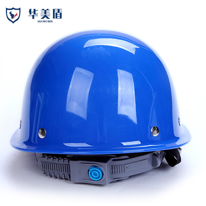 Buy Safety Cap site glass steel construction leadership protective anti-smashing breathable Engineering Construction aerial helmet free printing Malaysia