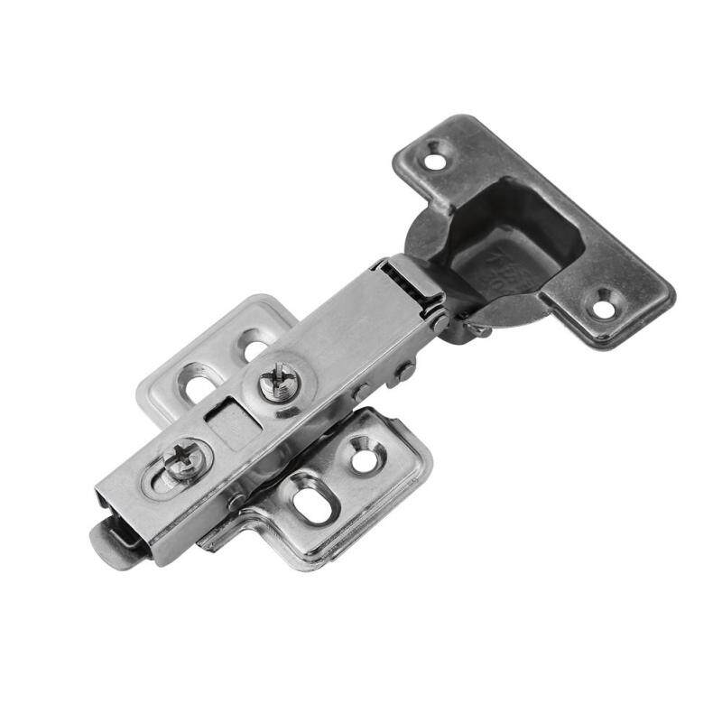 Buy Stainless Steel Hydraulic Hinges Damper Buffer Close Hardware For Cabinet Door (Full-overlay) Malaysia