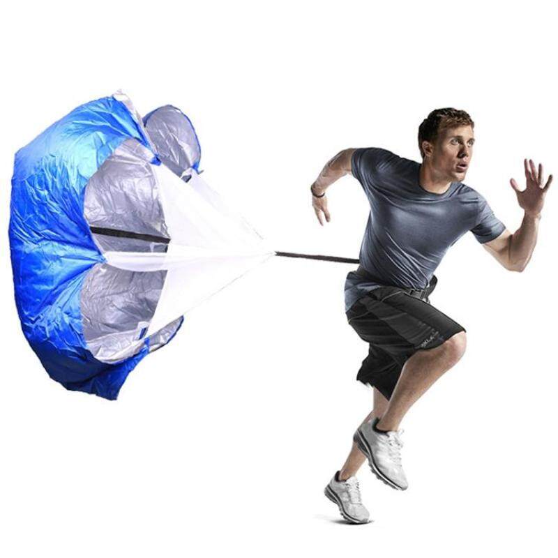 Buy Strength Training Fitness Umbrella Speed Drills Wind Air Resistance Strength Training Parachute Umbrella(Blue) Malaysia
