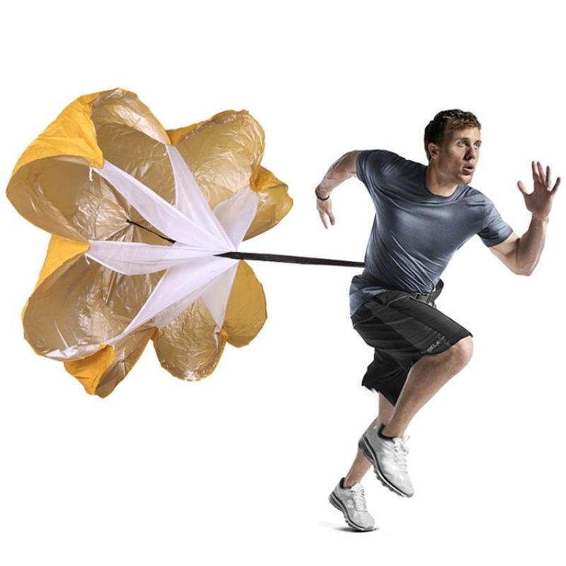 Buy Strength Training Fitness Umbrella Speed Drills Wind Air Resistance Strength Training Parachute Umbrella(Yellow) Malaysia