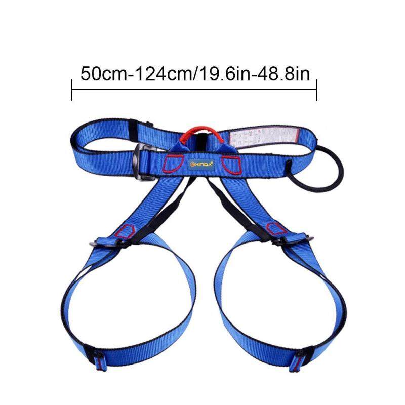 Buy Teekeer Half Body Climbing Harness, Adjustable Safety Gear Equipment For Mountaineering/ Fire Rescue/ Higher Level Caving/ Rock Climbing/ Rappelling (Blue) Malaysia