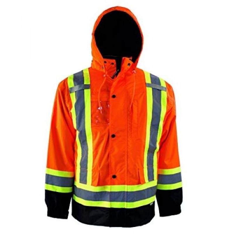 Buy Terra 116501ORM High-Visibility 7-In-1 Reflective Safety Jacket, Orange, Malaysia