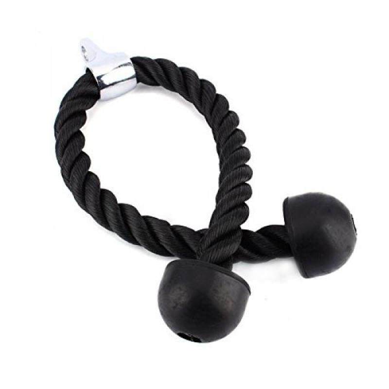 Buy Tricep Rope Commercial Gym Equipment Workout Fitness Body Building For Developing Triceps Biceps Back Shoulders and ABS V Shaped Nylon Black Malaysia