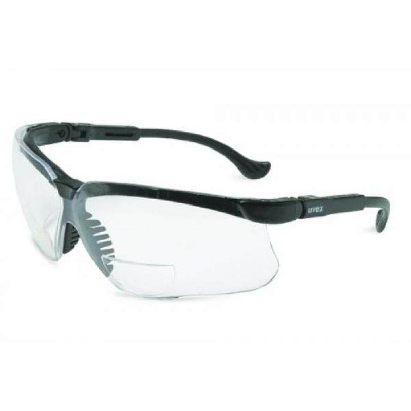 Buy Uvex S3761 Genesis Reading Magnifiers Safety Eyewear +1-1/2, Black Frame, Clear Ultra-Dura Hardcoat Lens Malaysia
