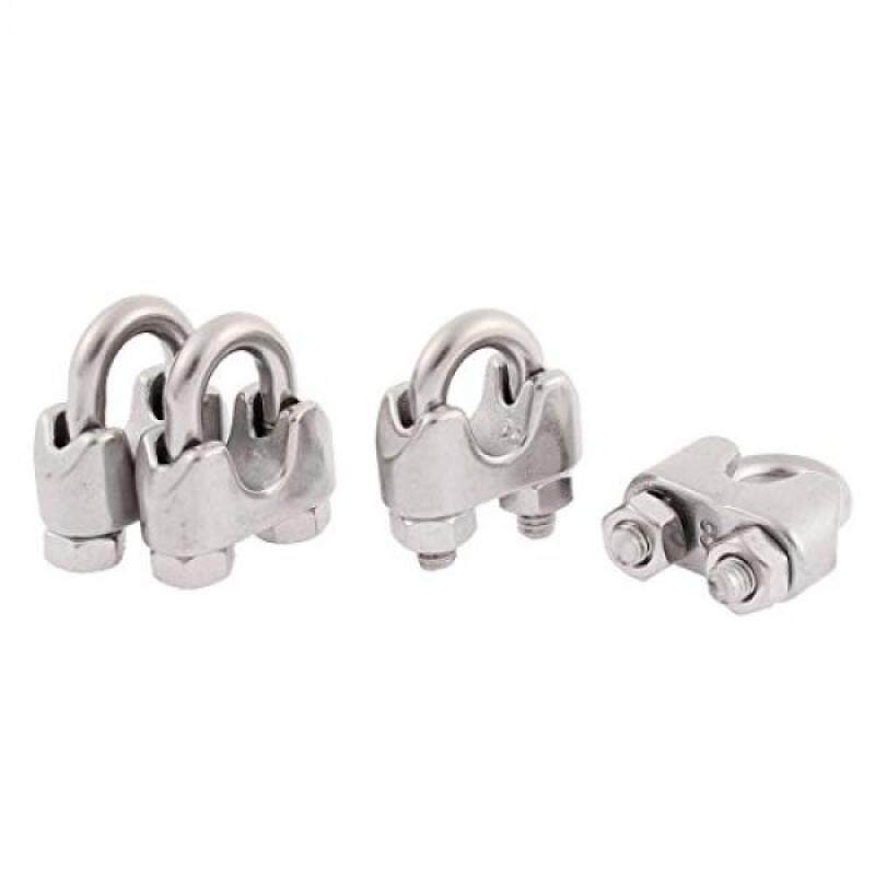 Buy uxcell M8 Stainless Steel Wire Rope U Bolt Cable Clips 4pcs Malaysia
