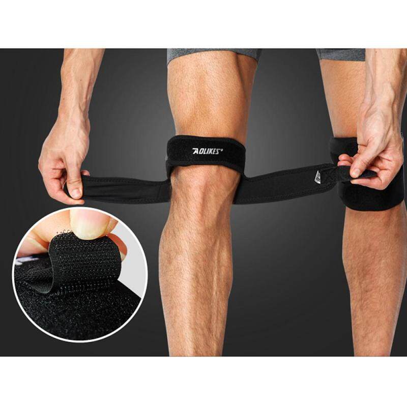 Buy Vanker-Black Adjustable Strap Knee Brace Support Pain Relief Brace Wrap Patella For Sports Malaysia