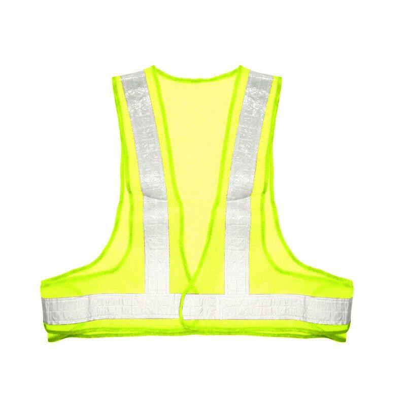 Vanker New Safety Reflective Vest Visibility Security Stripes Waistcoat Protective Gear Black+Gray