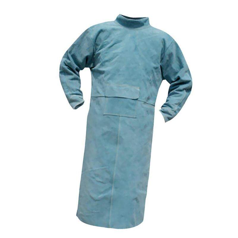 Welding Long Coat Apron Protective Clothing Apparel for Welder Blue
120cm