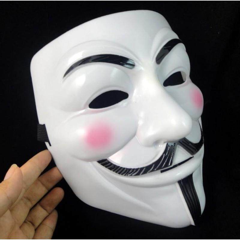 Womdee Kobwa V for Vendetta Fawkes Face Masks Anonymous Horrible on Cosplay Halloween Costume Party (Yellow)