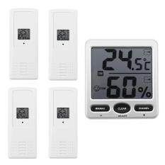 Buy WS-07-X4 Big Digit 8-Channel Wireless Thermo-Hygrometer(1 Console/4 Remote) Malaysia
