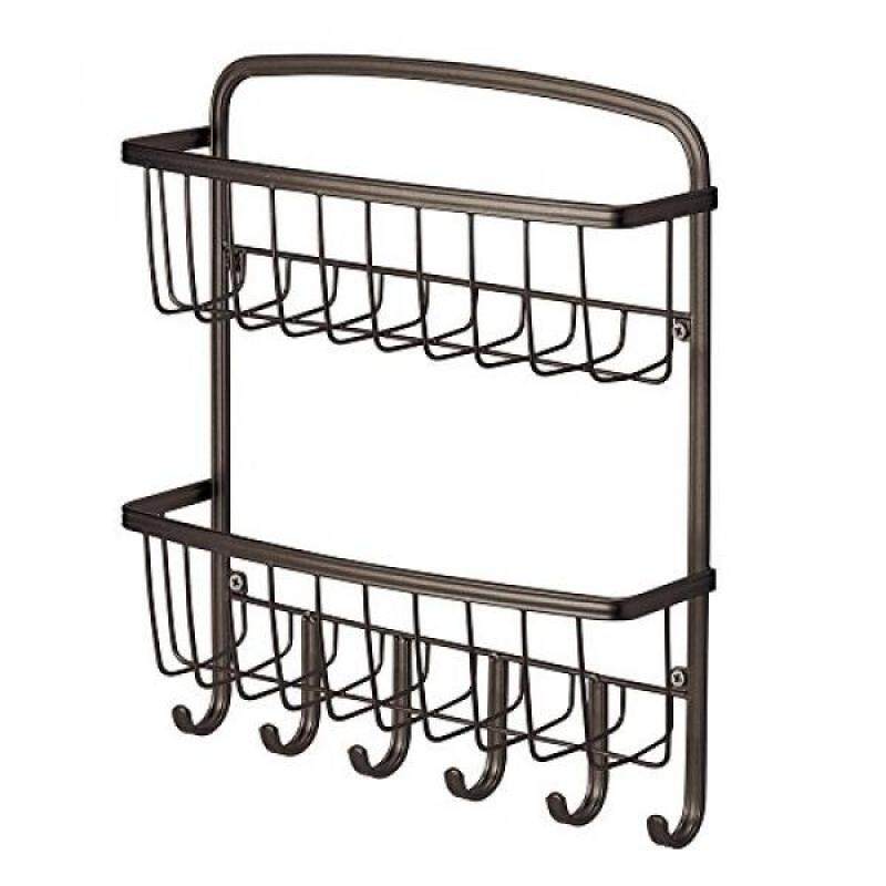 York Lyra Wall Mount 2 Tier Mail & Key Rack
