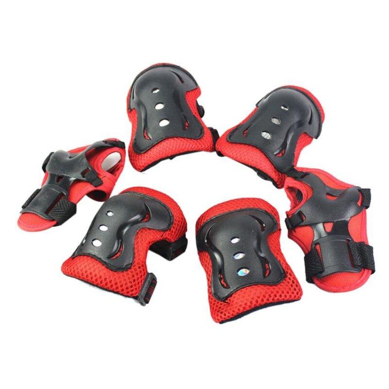 Z-Direct 6PCS New Children Wrist Elbow Knee Pads Set Kids Sport
Protective Tool (Red)