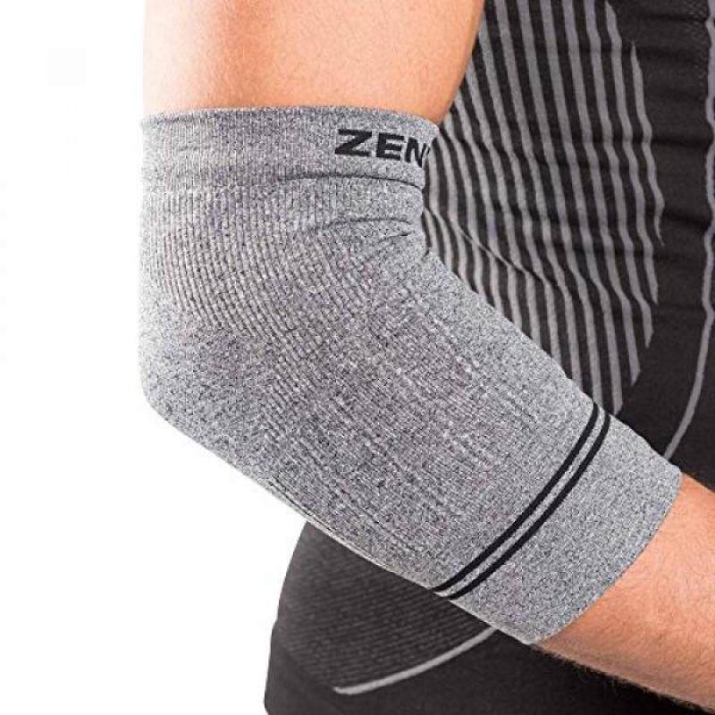 Buy Zensah Compression Tennis Elbow Sleeve for Elbow Tendonitis, Tennis Elbow, Golfers Elbow - Elbow Support, Elbow Brace,,Heather Grey Malaysia