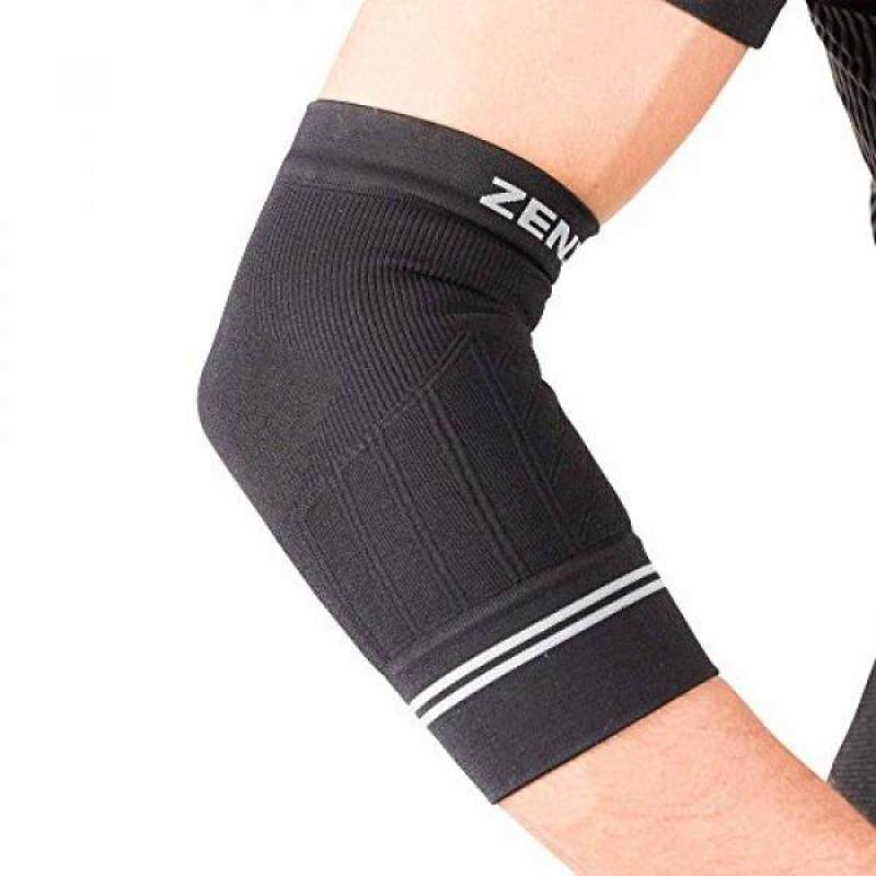 Buy Zensah Compression Tennis Elbow Sleeve for Elbow Tendonitis, Tennis Elbow, Golfers Elbow - Elbow Support, Elbow Brace,Large,Black Malaysia