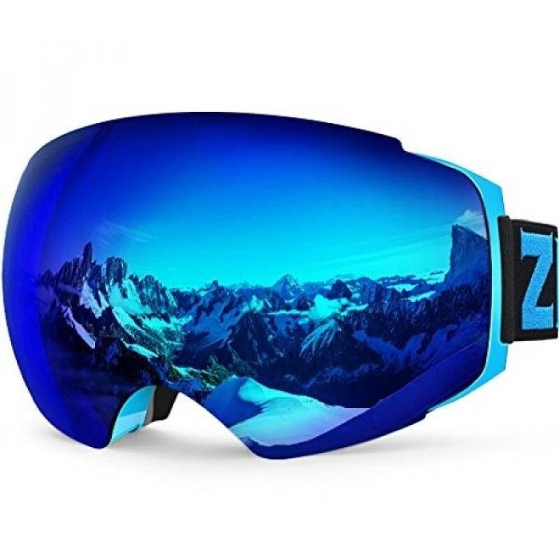 Buy ZIONOR Lagopus Xki Snowboard Goggles Anti-fog Magnet Lens-swapping Tech 100% UV400 Protection Smooth Air-flow Panoramic View Adjustable Strap for Skiing Snowboarding Unisex Malaysia