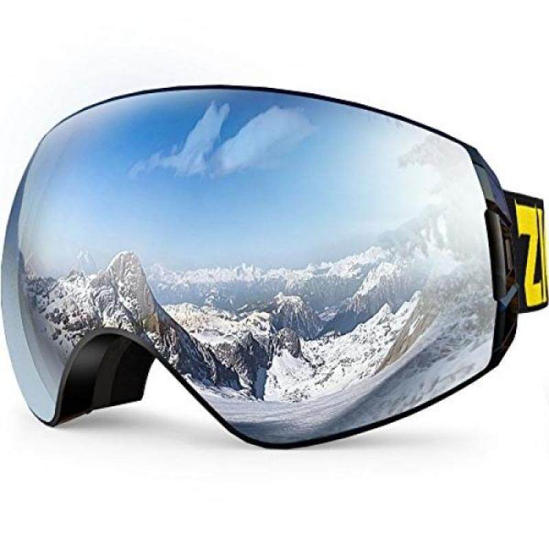 Buy ZIONOR X7 Ski Snowboard Goggles with UV Protection Anti-fog OTG Spherical Lens Anti-slip Strap for Men & Women Malaysia