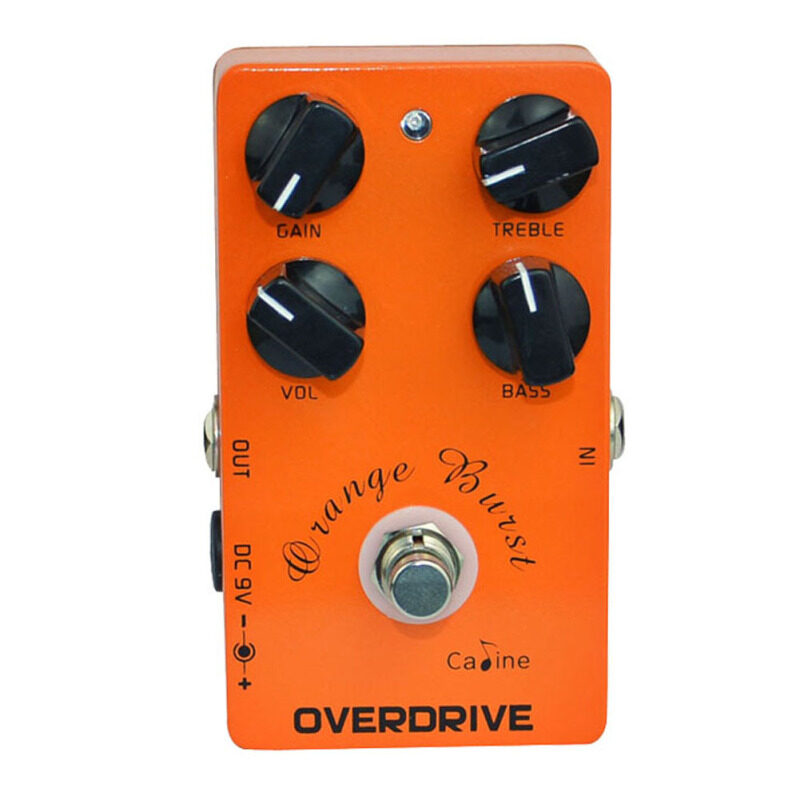 Guitar Overdrive Pedal True Bypass EQ CP-18 Metal Casing Orange Malaysia