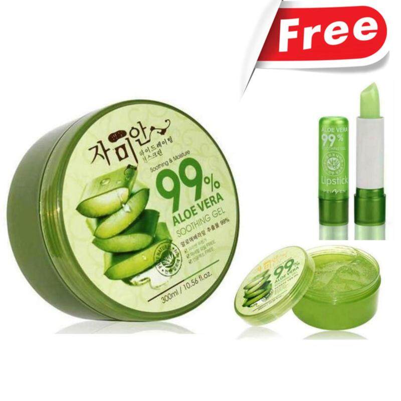 Aloe Vera soothing gel 99% 300ml, soothing & Moisture Malaysia