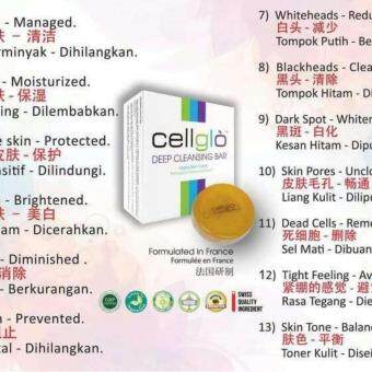 Cellglo Deep Cleansing Bar (70g) Mei 2018 - 2 Cellglo Deep Cleansing Bar (70g) - 2