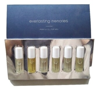 Everlasting Memories Non Alcohol Perfume (6x5ml) - Men