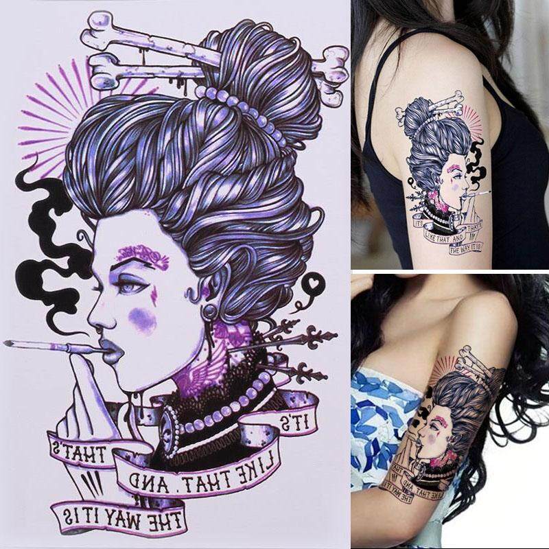 HUA SI HAI 100pcs Waterproof Tattoo Stickers: Buy sell online Body with cheap price - intl
