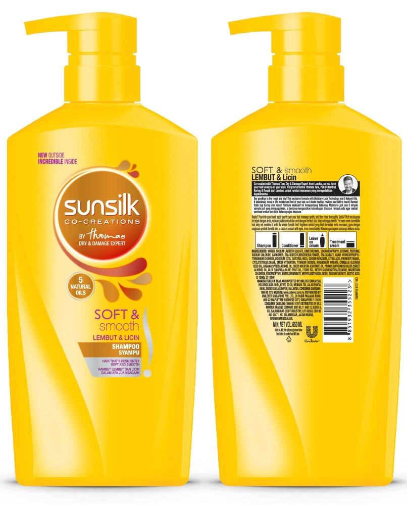 Image result for Sunsilk Hair Shampoo - SOFT AND SMOOTH 650ML PROMO IMAGES