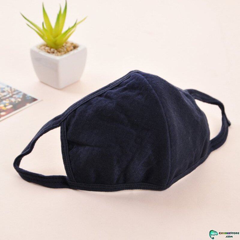 Buy Korean fashion City Hunter 3 layers PM2.5 activated carbon air
filter anti haze dust germ pollution cotton cloth face mask -Dark
blue Malaysia